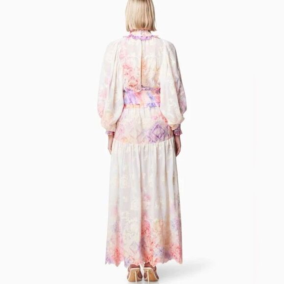 Elliatt Grandeur Long-Sleeve Floral
Organza A-Line Midi Dress/ size L - Picture 6 of 12